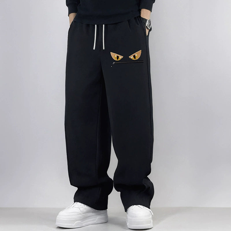 MY-WM# 直筒闊腿褲休閒薄款衛褲