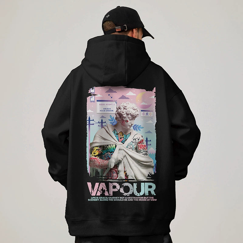 寬鬆情侶衛衣純棉春秋外套