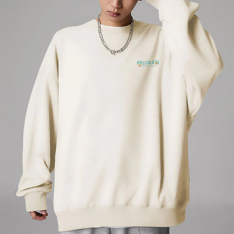 MJ-LTS058#潮品休閒圓領衛衣