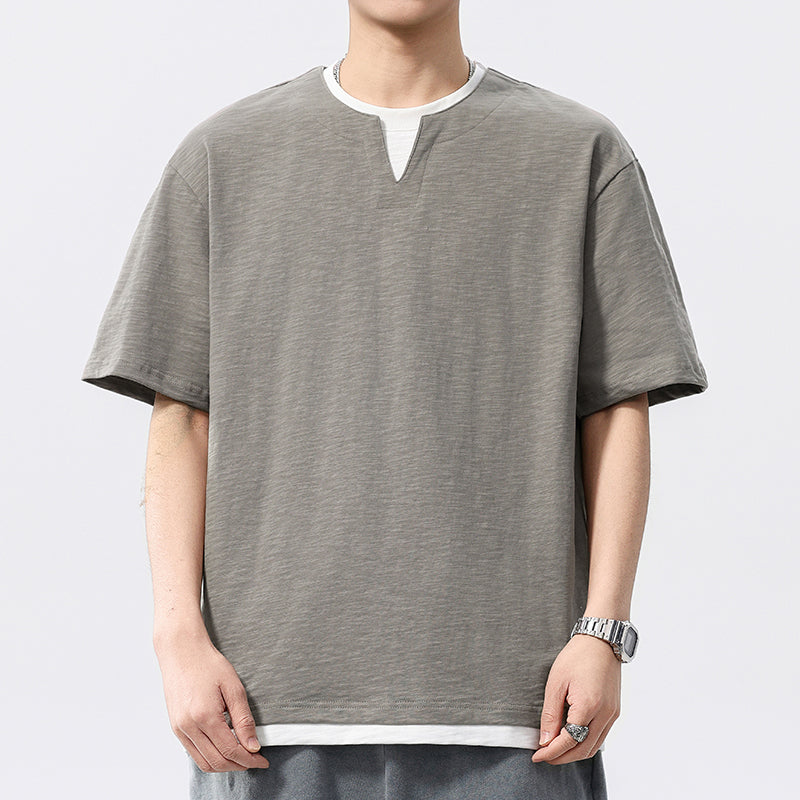 BNT8121#夏季休閒短袖T恤