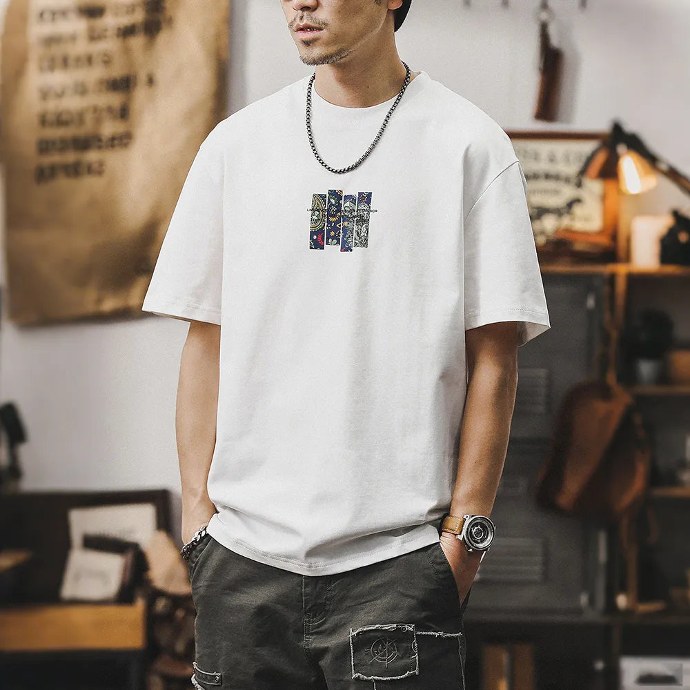 ZYS-3202-ST#美式休閒短袖T恤