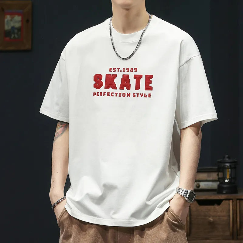 SLNZ-T9907-ST#美式休閒短袖T恤