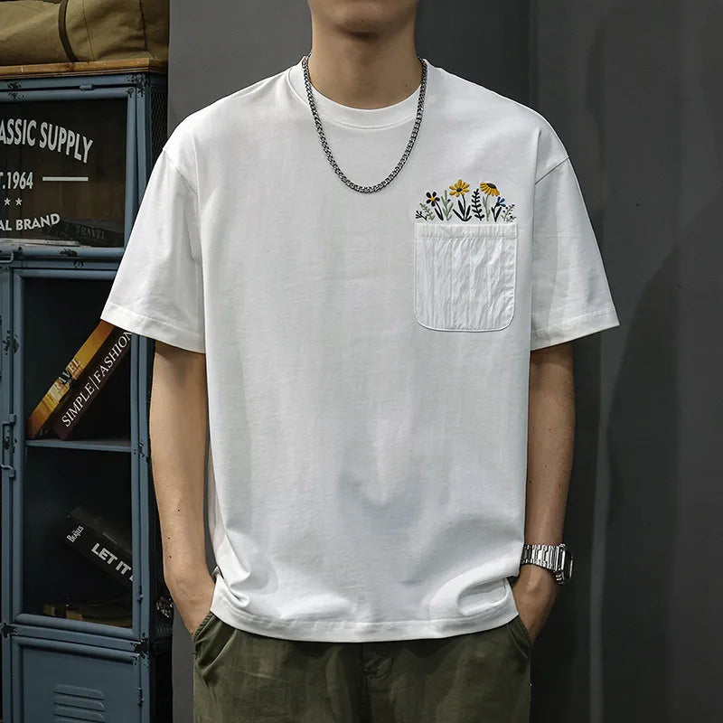 GFM-1898#美式休閒短袖T恤