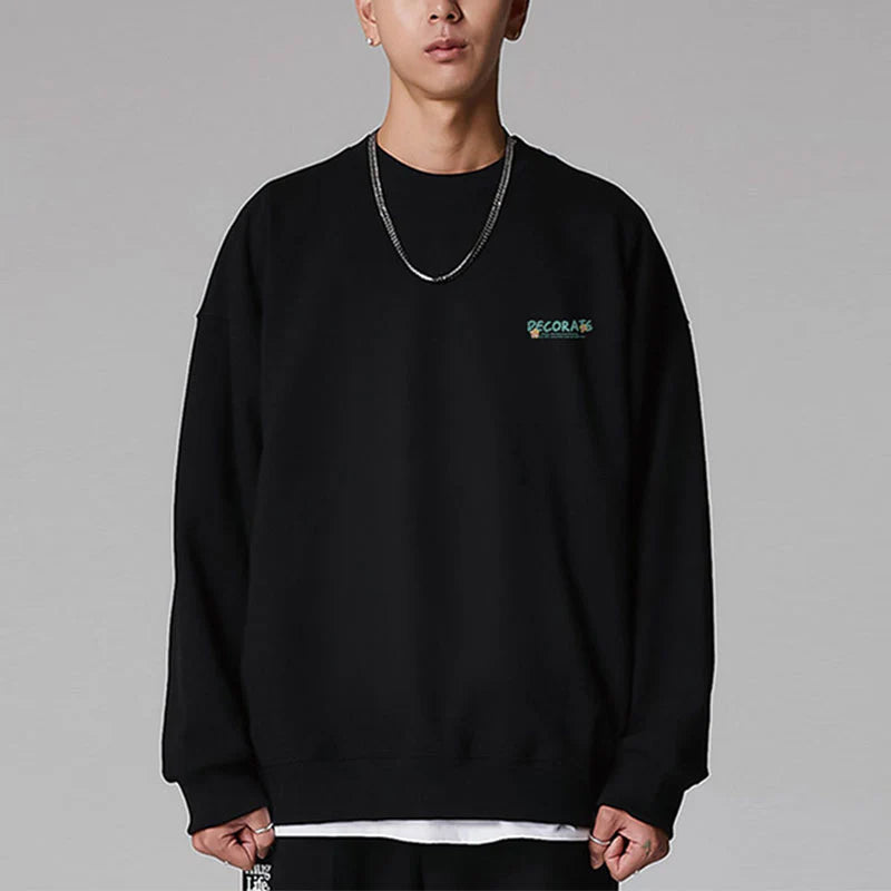 MJ-LTS058#潮品休閒圓領衛衣