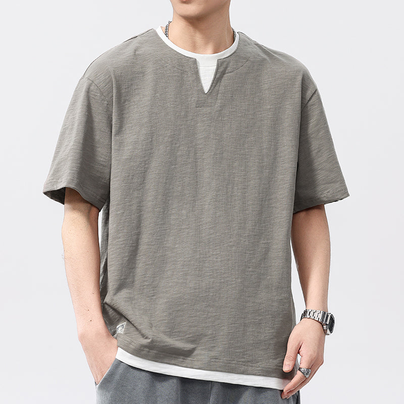 BNT8121#夏季休閒短袖T恤
