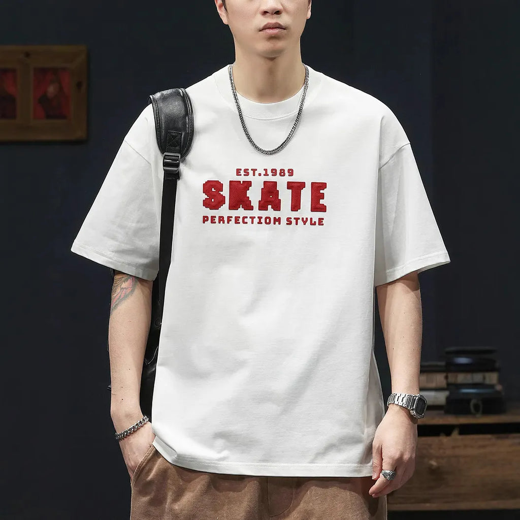SLNZ-T9907-ST#美式休閒短袖T恤