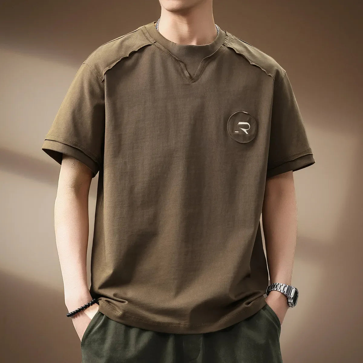 GFM-3811#美式休閒短袖T恤
