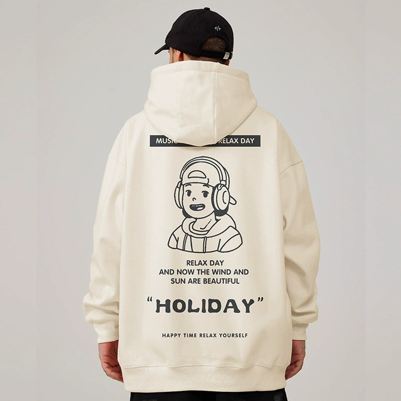 美式衛衣大碼連帽潮牌寬鬆外套