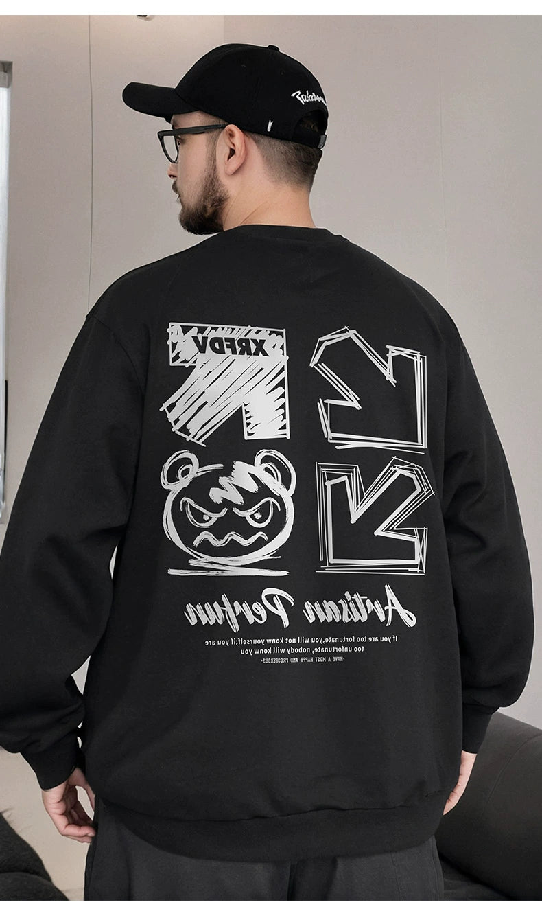 羊羔絨國潮圓領