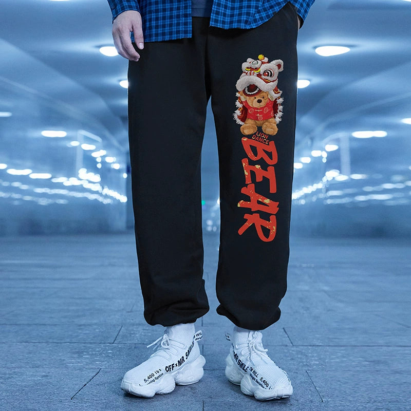 MY-WM#  秋冬款純棉潮牌束腳長褲