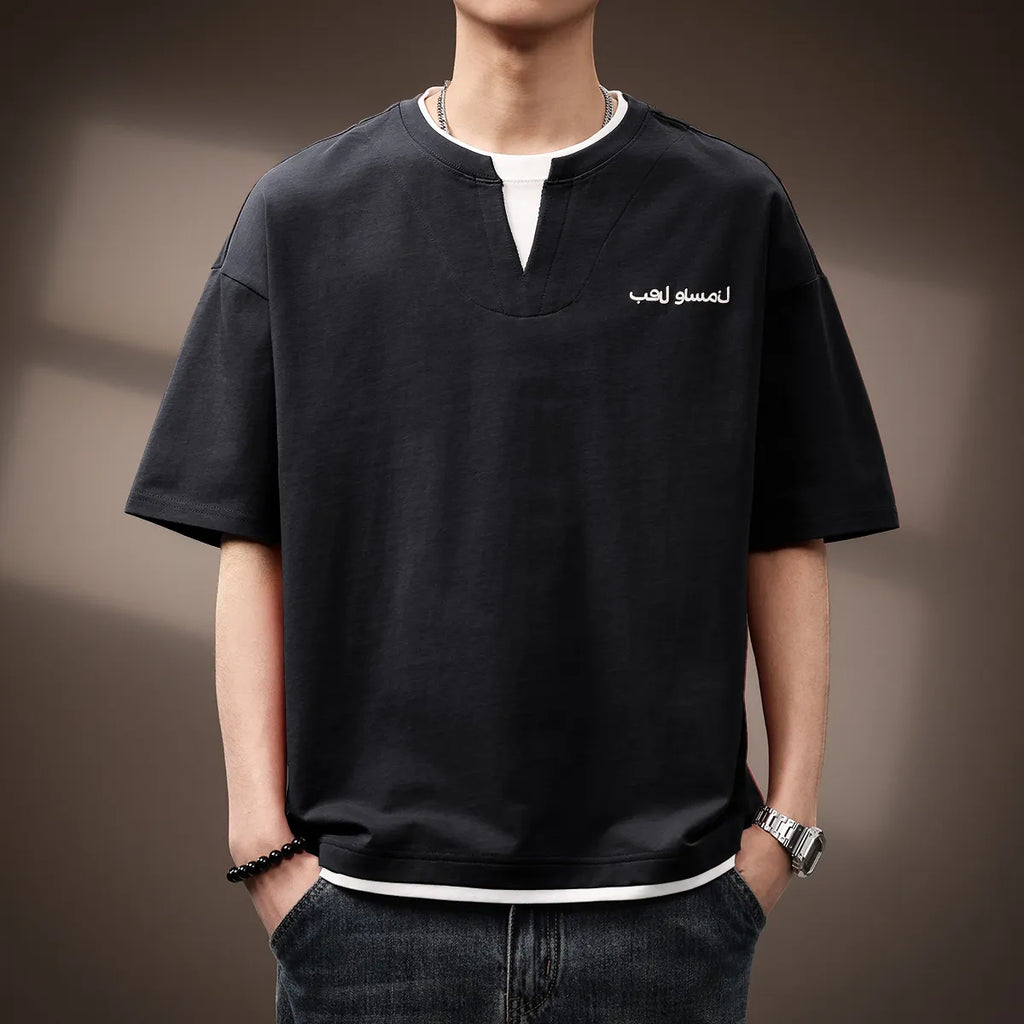 CO8000-9103-ST# American casual short-sleeved T-shirt 