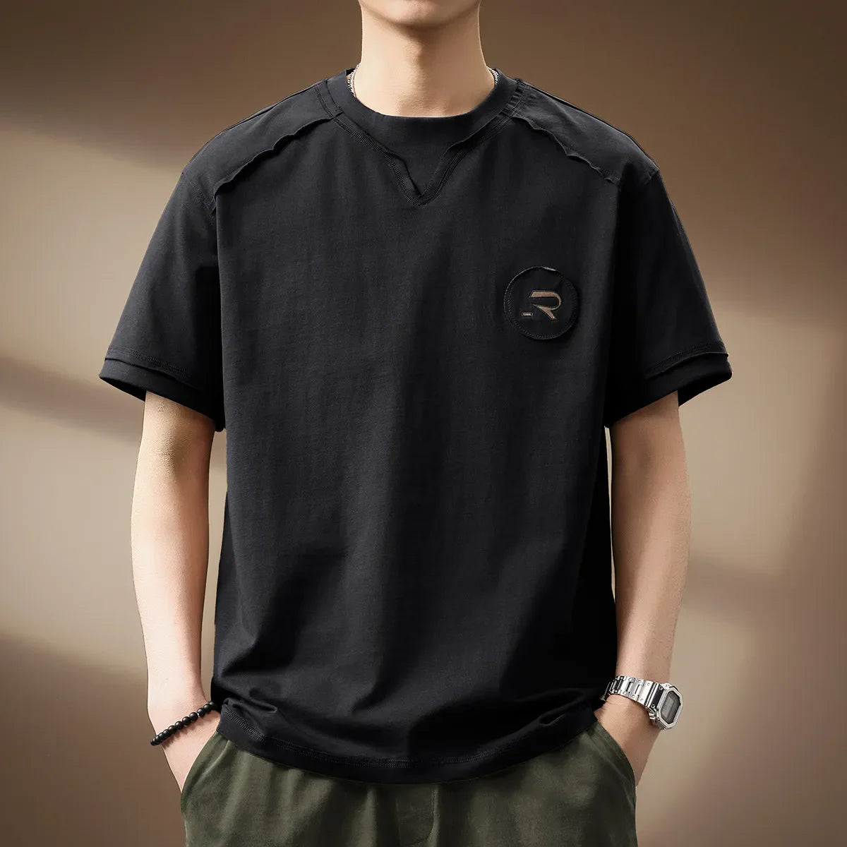 GFM-3811#美式休閒短袖T恤